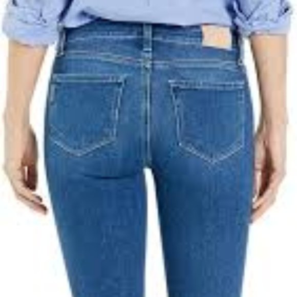 Paige Skyline Skinny Crop, Distressed, Mid-Rise, 27x25, NWT, $219 MSRP - Picture 14 of 14